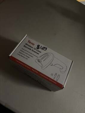 Tera 5100 Wireless 1D Laser Barcode Scanner with Battery Level Indicator